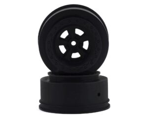 Team Associated DR10 Drag Racing Rear Wheels (Black) (2)